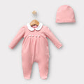 3-6 Ay Kız Bebek %100 Pamuklu Tulum